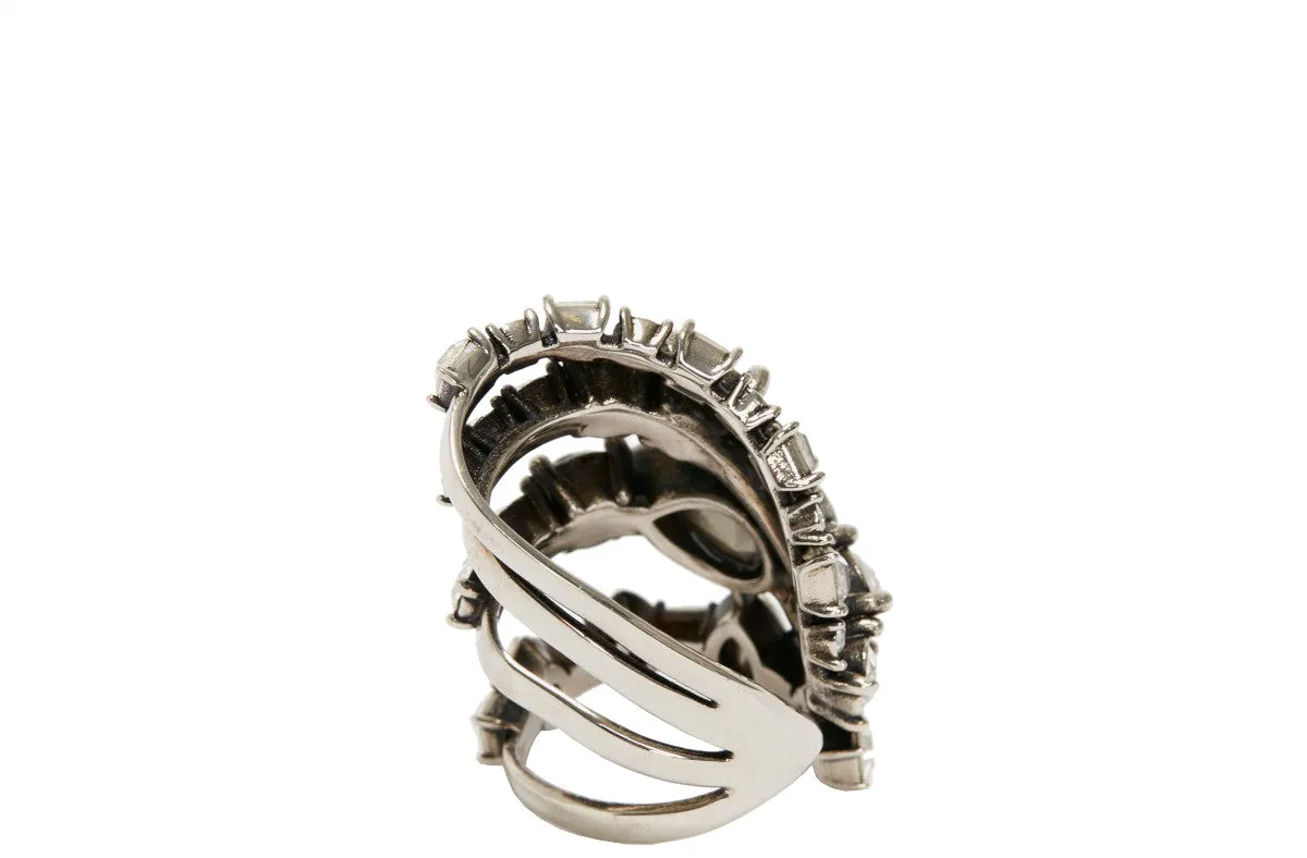 Alexander McQueen Antique Embellished Ring