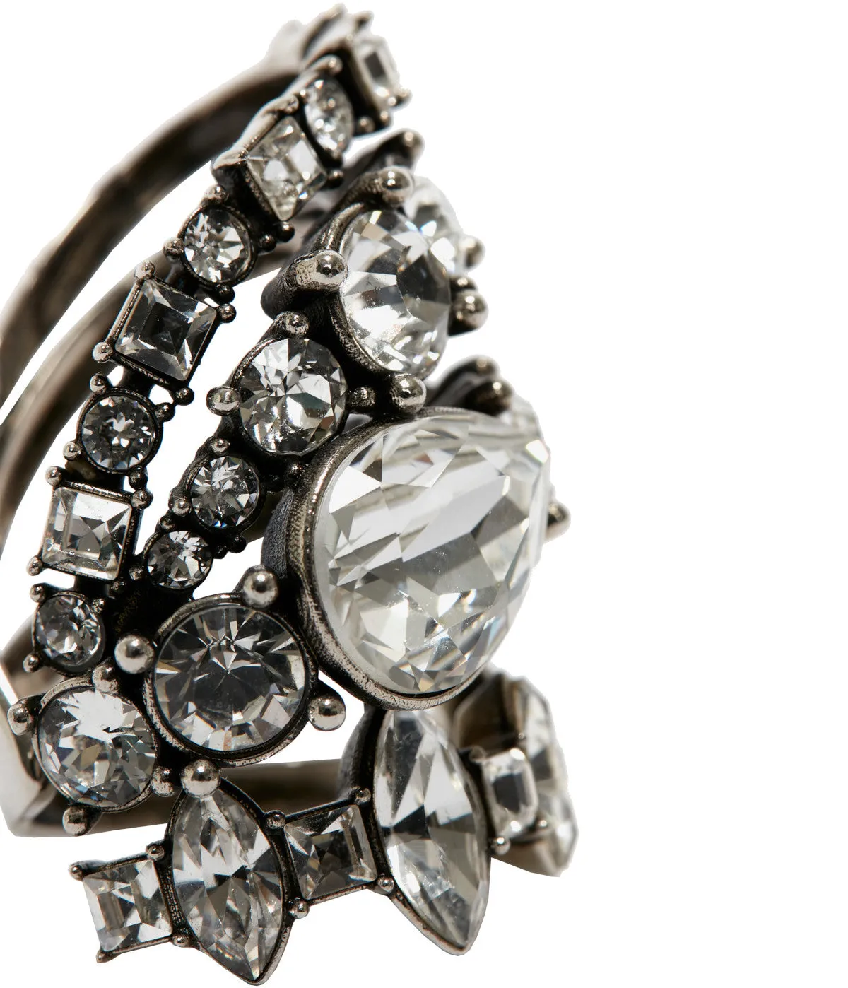 Alexander McQueen Antique Embellished Ring