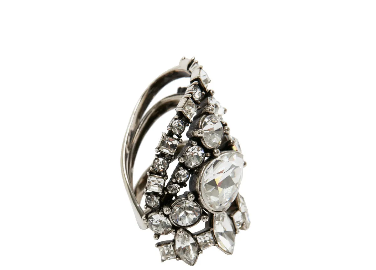 Alexander McQueen Antique Embellished Ring