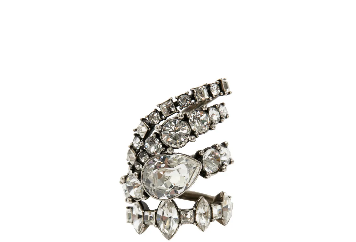 Alexander McQueen Antique Embellished Ring