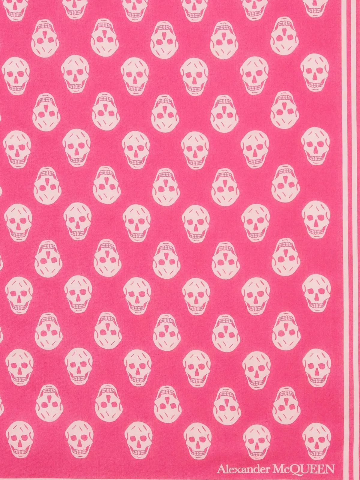 Alexander McQueen Biker Skull Scarf