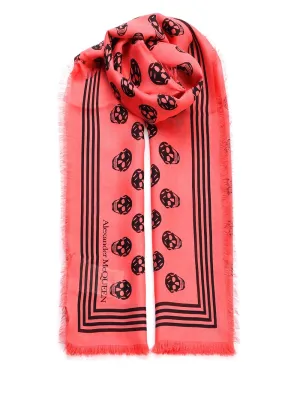 Alexander McQueen Biker Skull Scarf