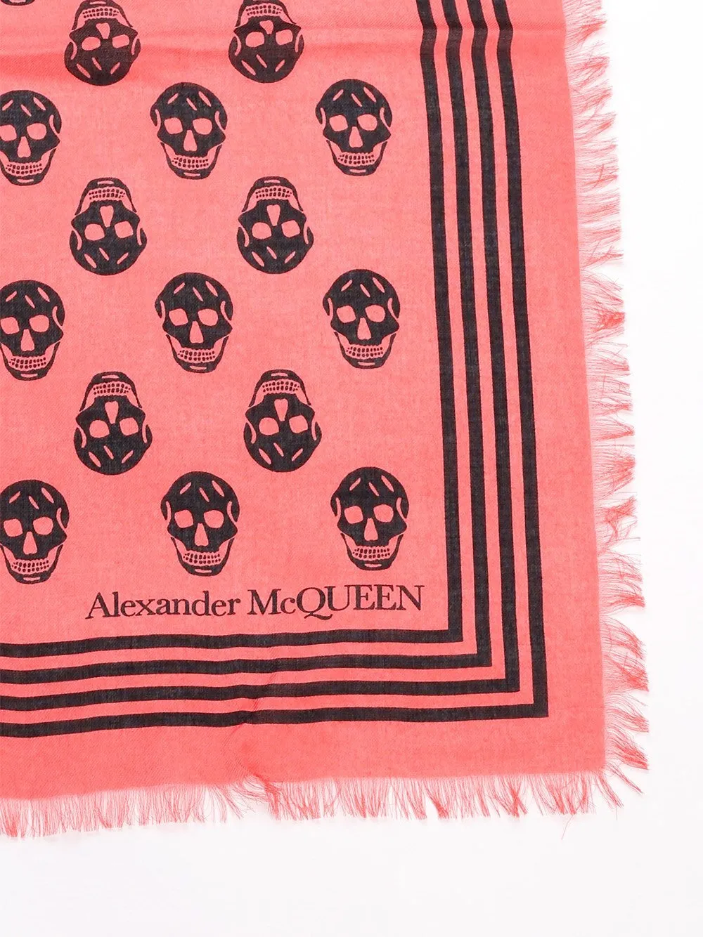 Alexander McQueen Biker Skull Scarf