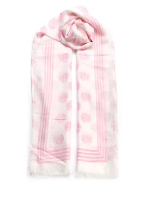 Alexander McQueen Biker Skull Scarf