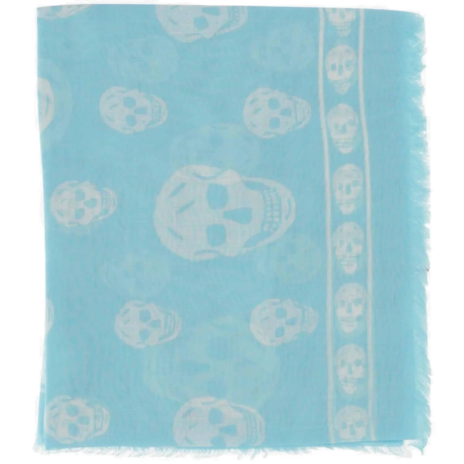Alexander McQueen Classic Skull Printed Scarf