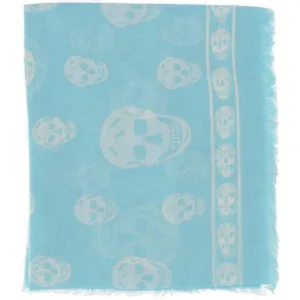 Alexander McQueen Classic Skull Printed Scarf