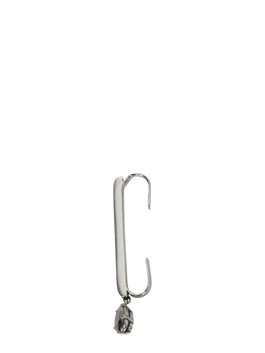 Alexander McQueen Crystal Embellished Cuff Earring