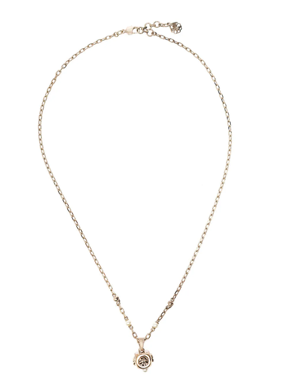 Alexander McQueen Embellished Chain-Link Necklace