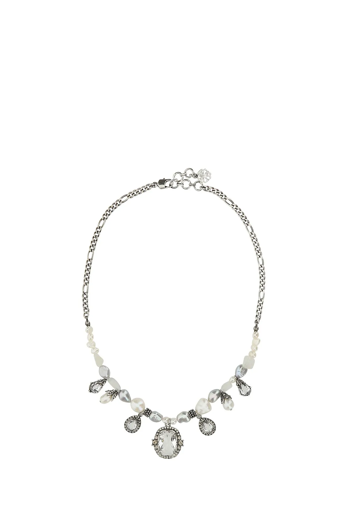 Alexander McQueen Embellished Chain Linked Necklace