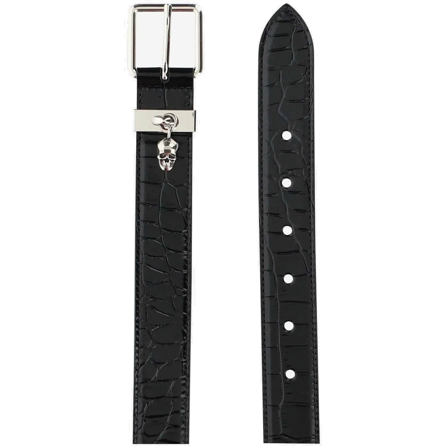Alexander McQueen Embossed Buckle Belt
