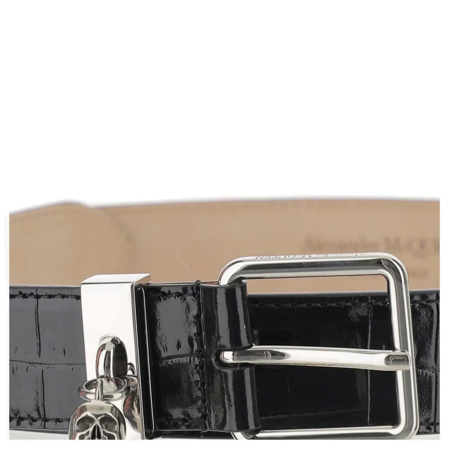 Alexander McQueen Embossed Buckle Belt