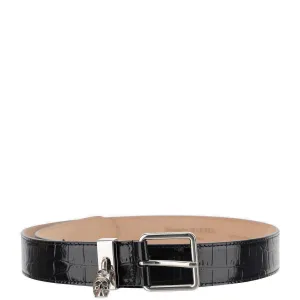 Alexander McQueen Embossed Buckle Belt