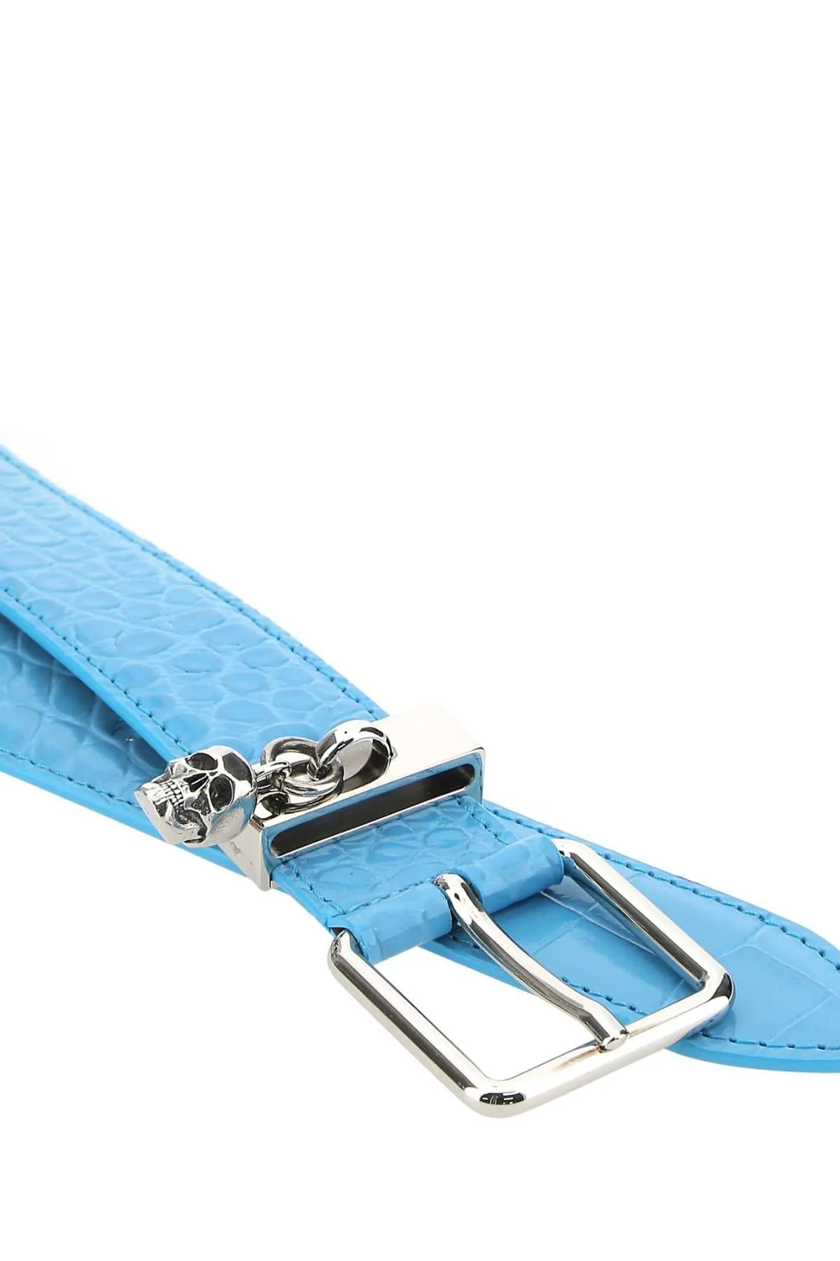 Alexander McQueen Embossed Buckle Belt