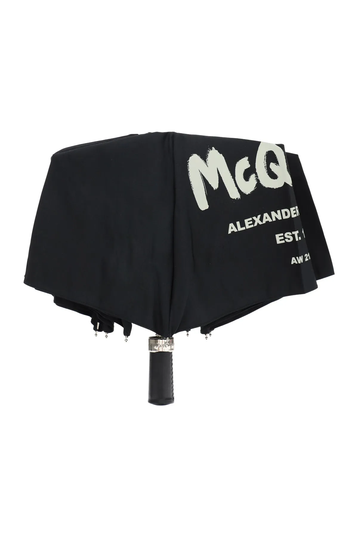 Alexander McQueen Graffiti Logo Umbrella