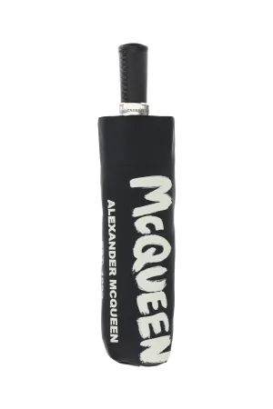Alexander McQueen Graffiti Logo Umbrella