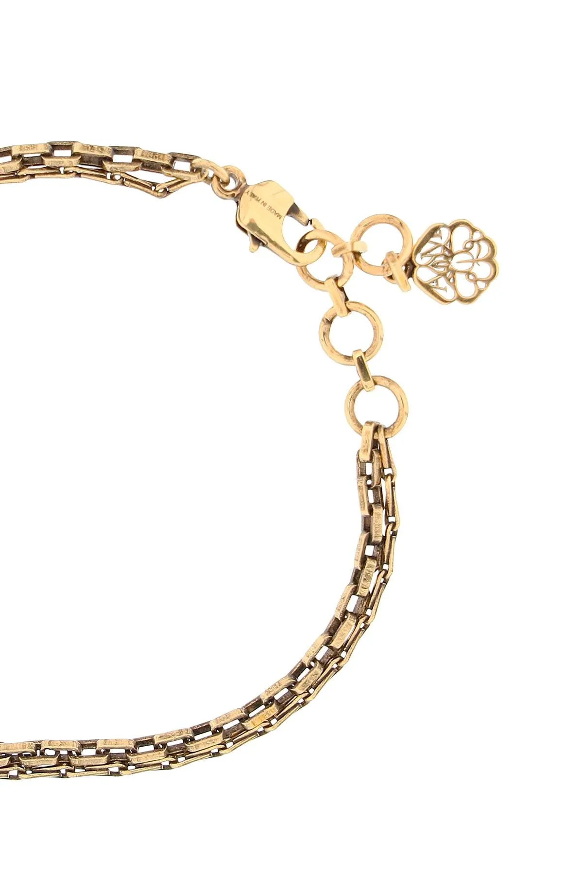 Alexander McQueen Logo Detailed Bracelet