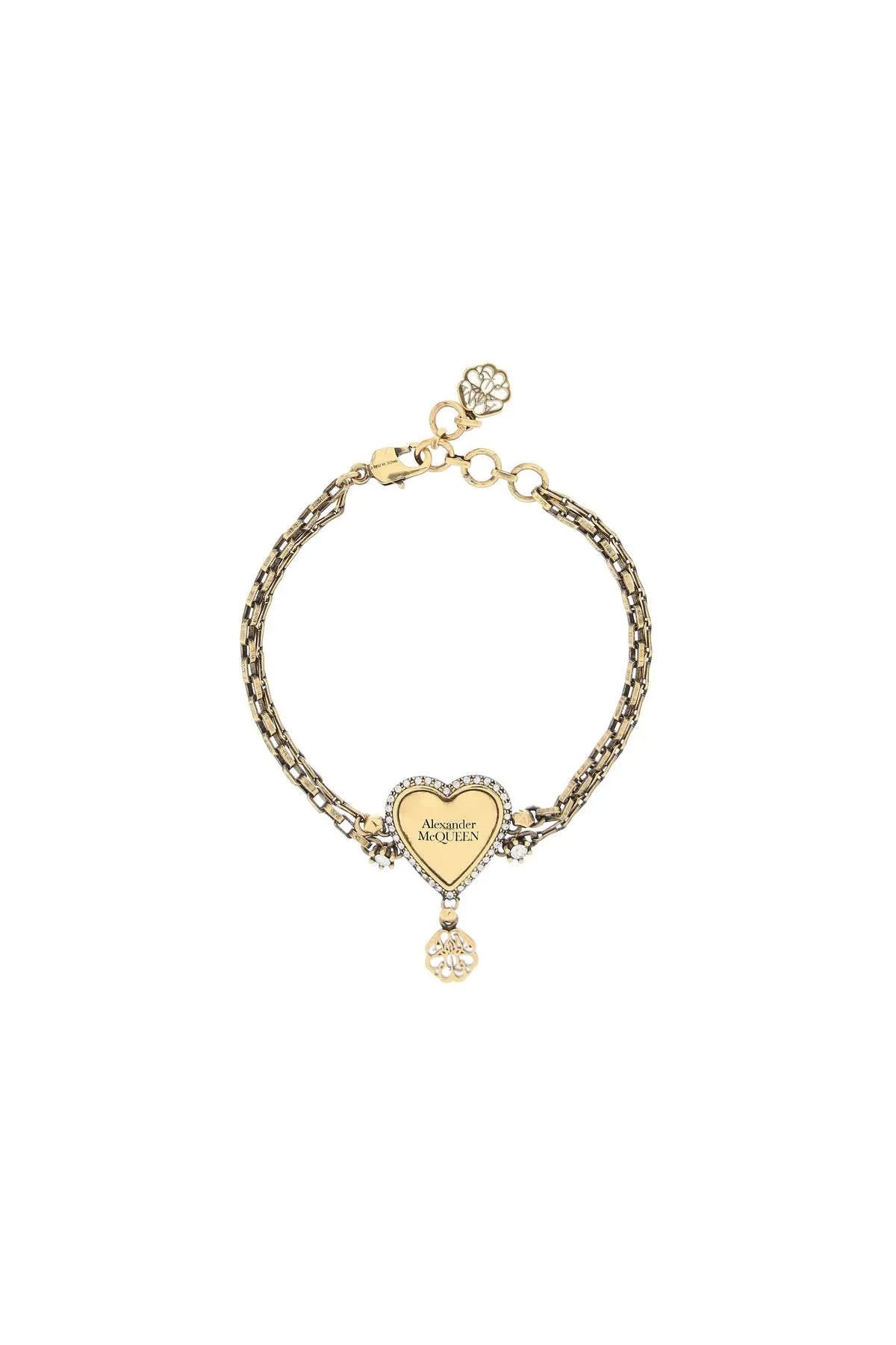 Alexander McQueen Logo Detailed Bracelet