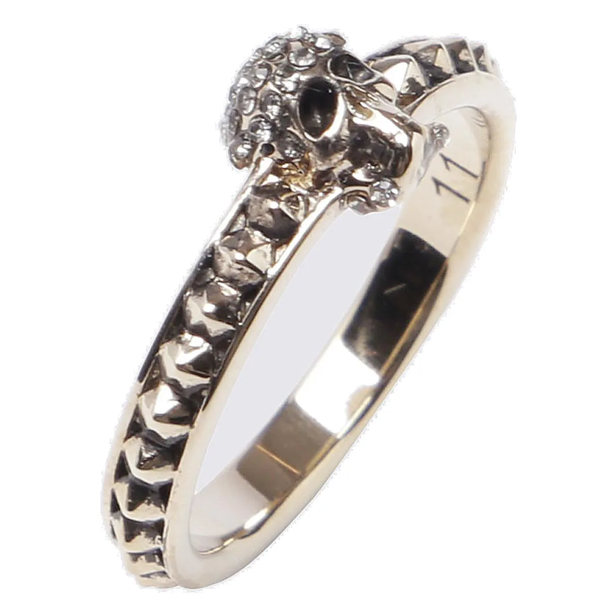Alexander McQueen Logo Detailed Ring