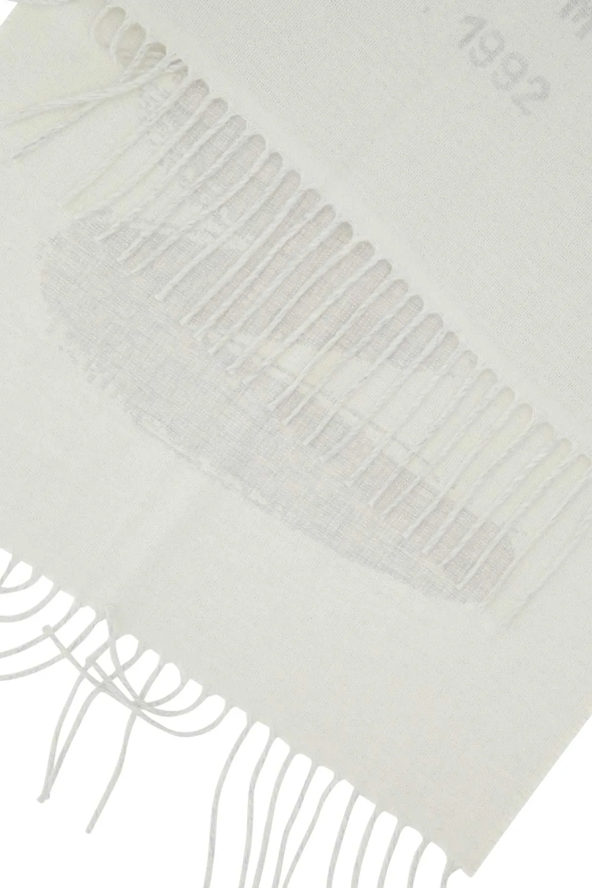 Alexander McQueen Logo Fringed Scarf
