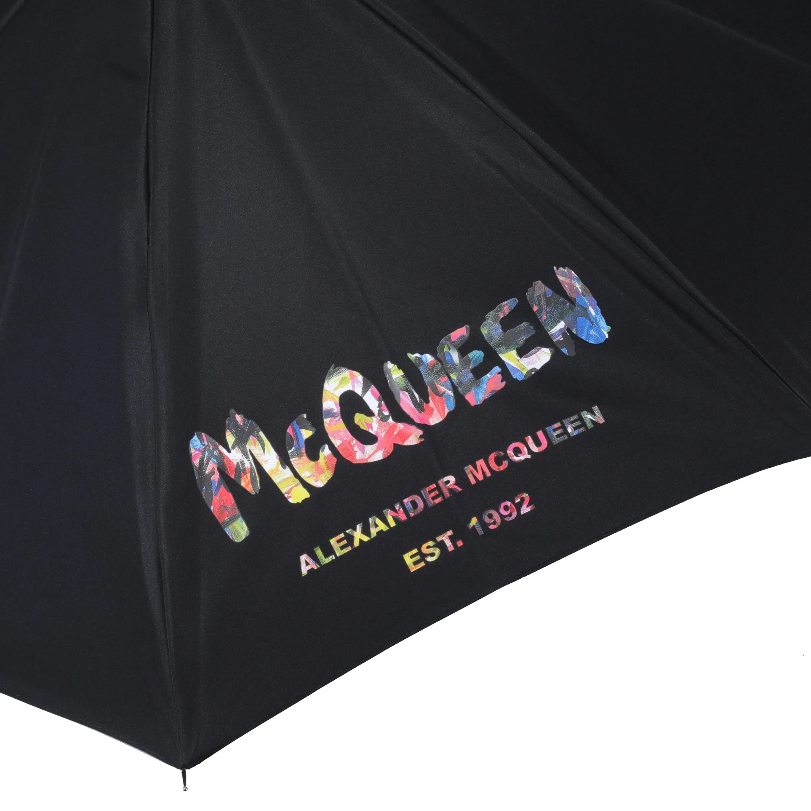 Alexander McQueen Logo Printed Umbrella