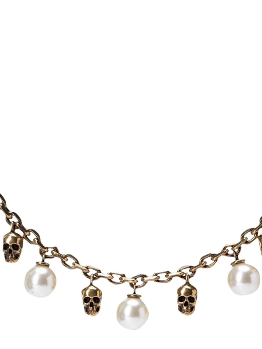 Alexander McQueen Pearl Embellished Necklace