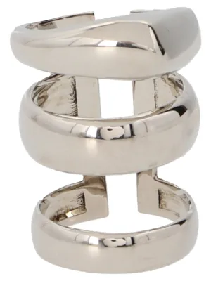 Alexander McQueen Short-Stacked Slip-On Ring