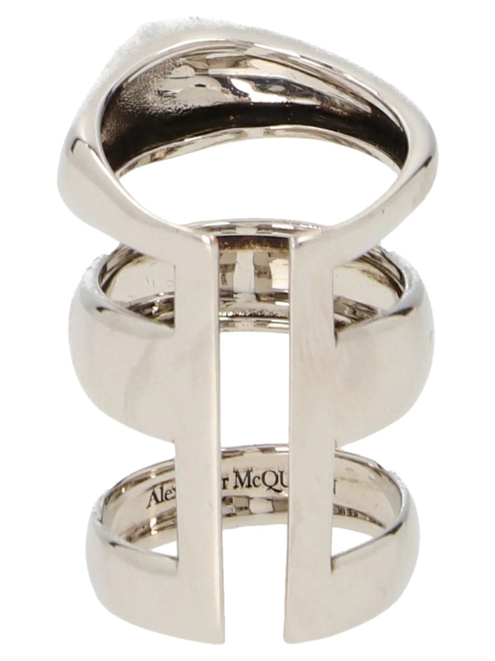 Alexander McQueen Short-Stacked Slip-On Ring