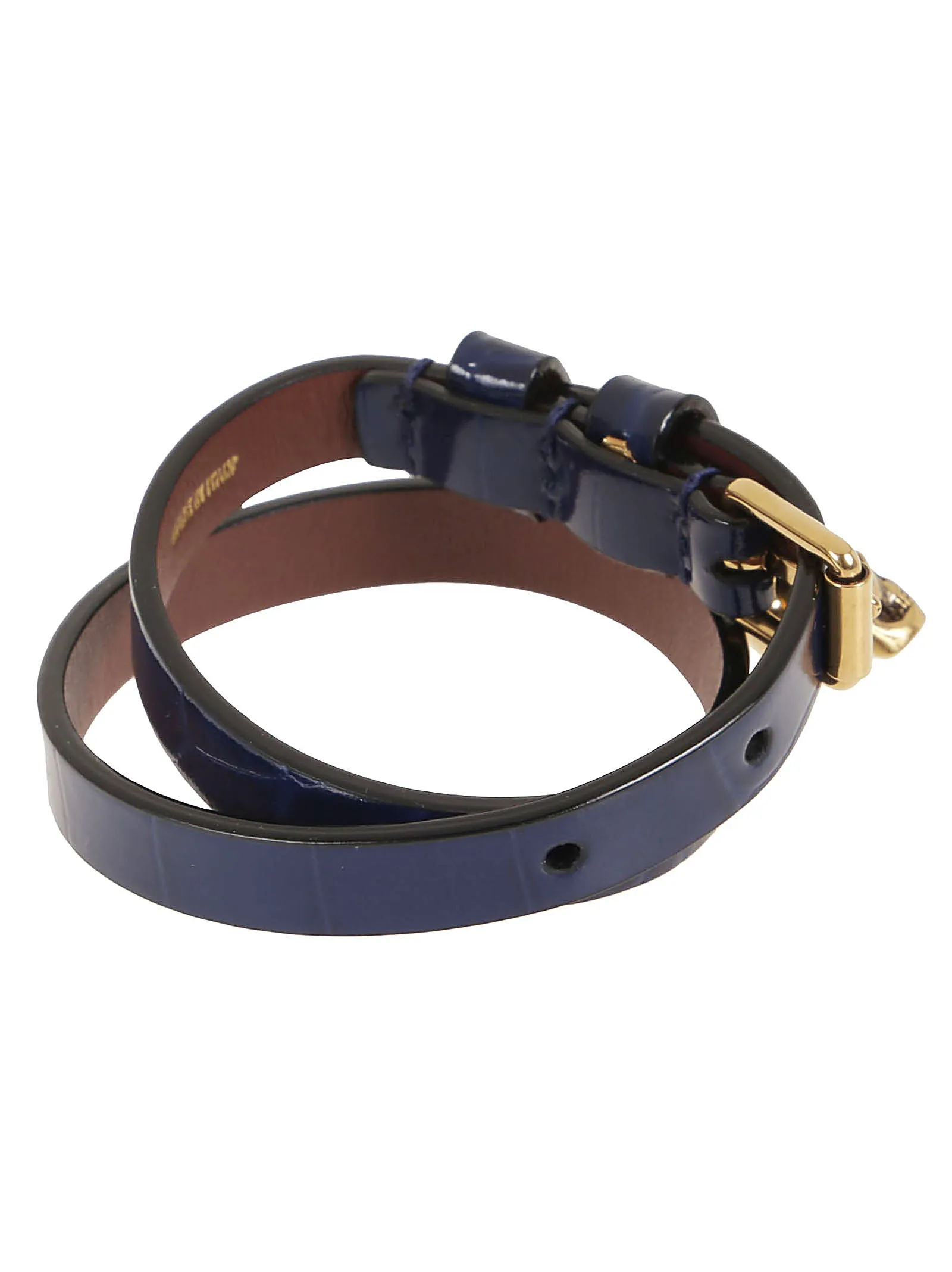 Alexander McQueen Skull Charm Wrap Bracelet