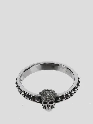 Alexander McQueen Skull Detailed Ring