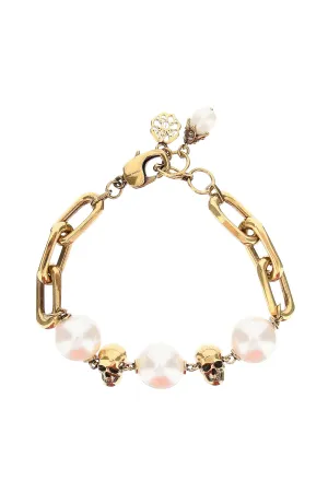 Alexander McQueen Skull Embellished Bracelet