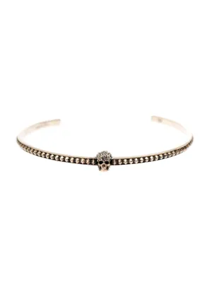 Alexander McQueen Skull Embellished Bracelet