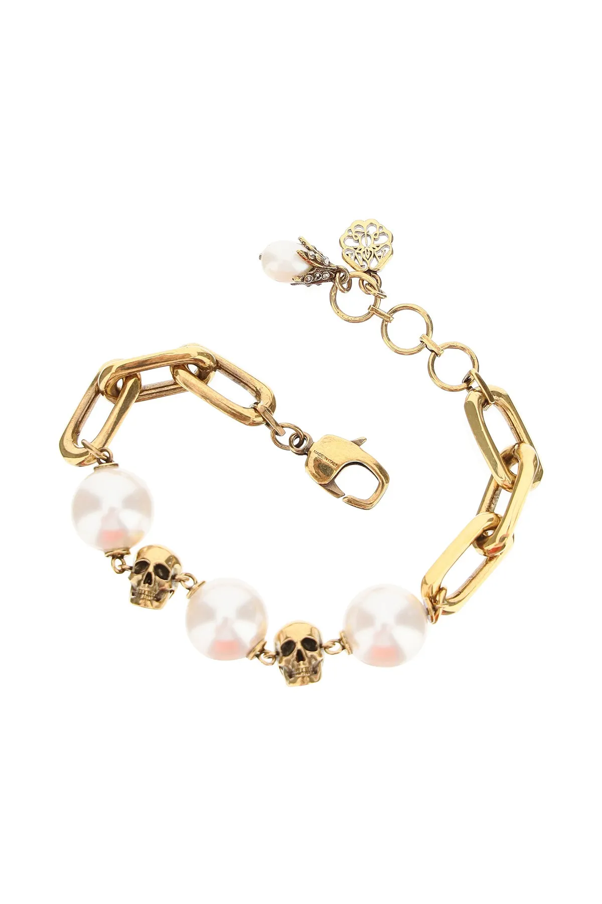 Alexander McQueen Skull Embellished Bracelet