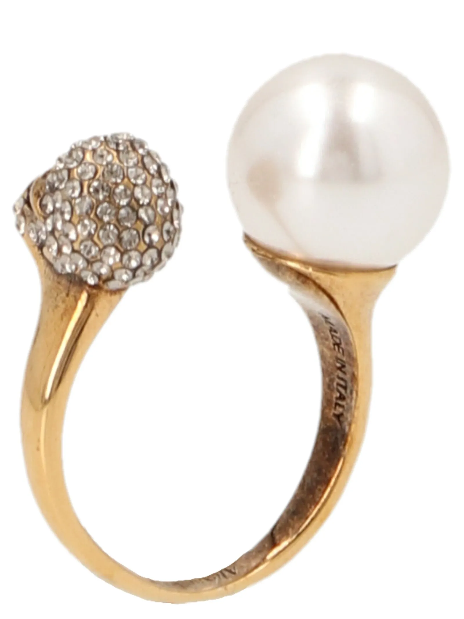 Alexander McQueen Skull Embellished Ring