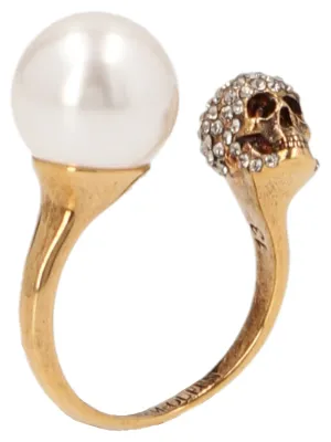 Alexander McQueen Skull Embellished Ring