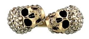 Alexander McQueen Twin Skull Ring