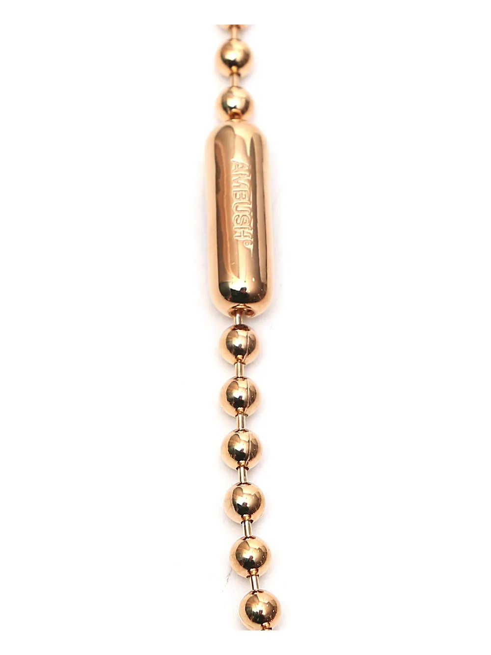 Ambush Ball Logo Plaque Necklace