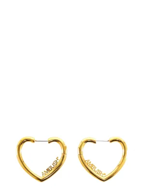 Ambush Heart Hoop Earrings