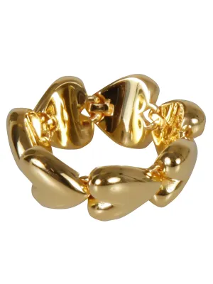 Ambush Heart Motif Link Ring
