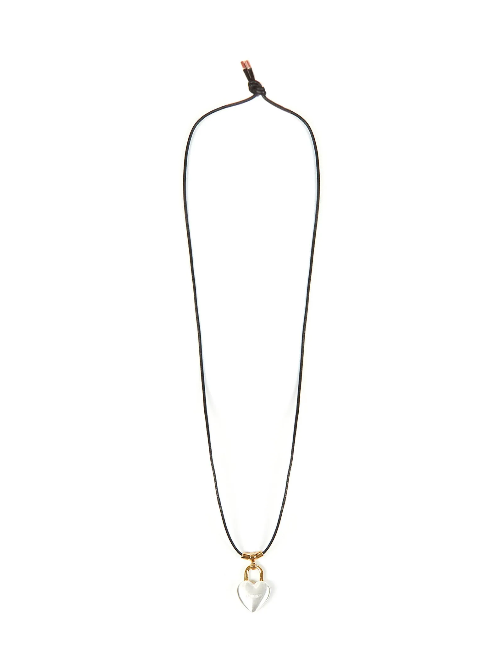 Ambush Heart Padlock Charm Necklace