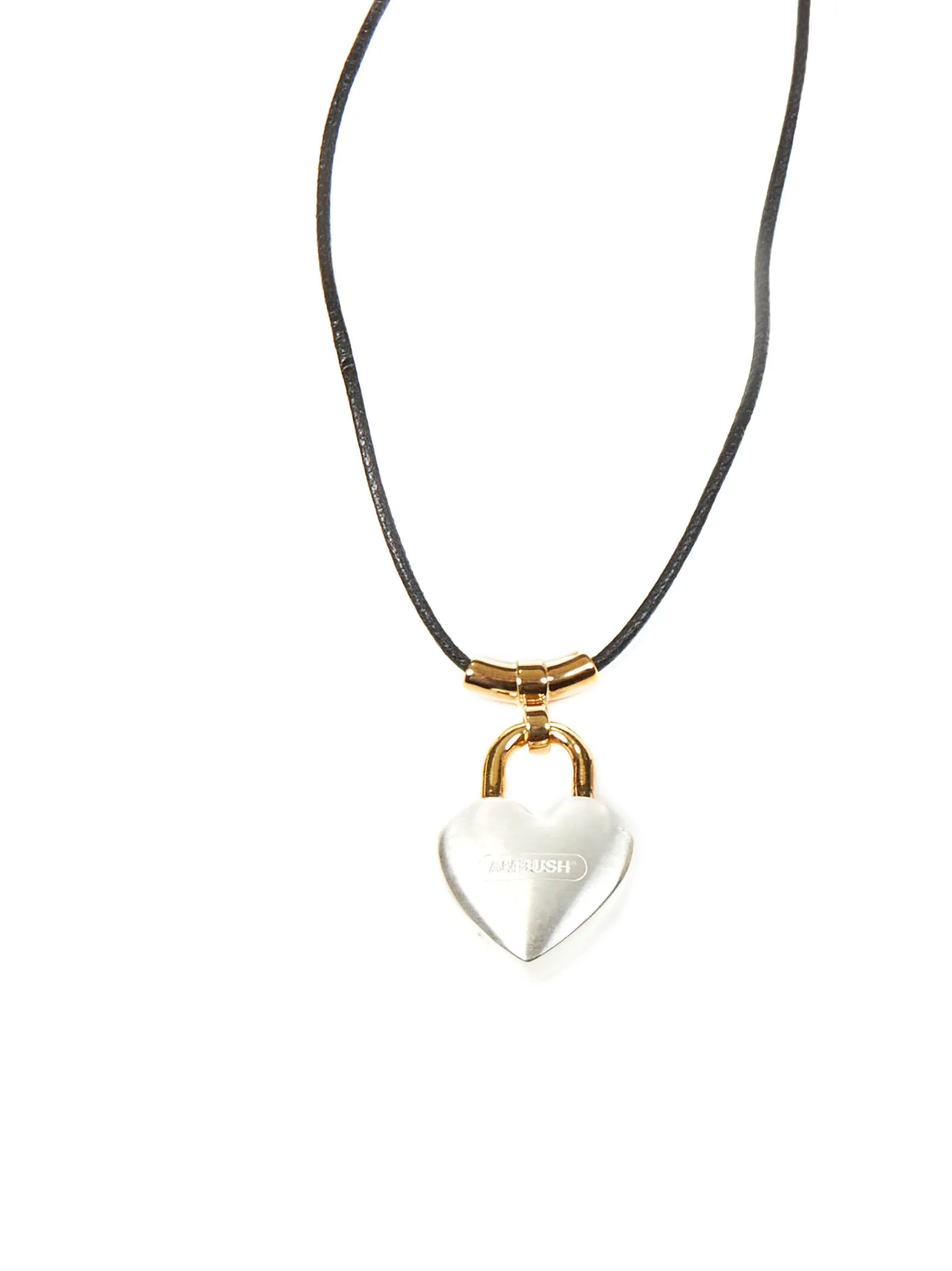 Ambush Heart Padlock Charm Necklace