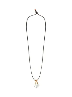 Ambush Heart Padlock Charm Necklace