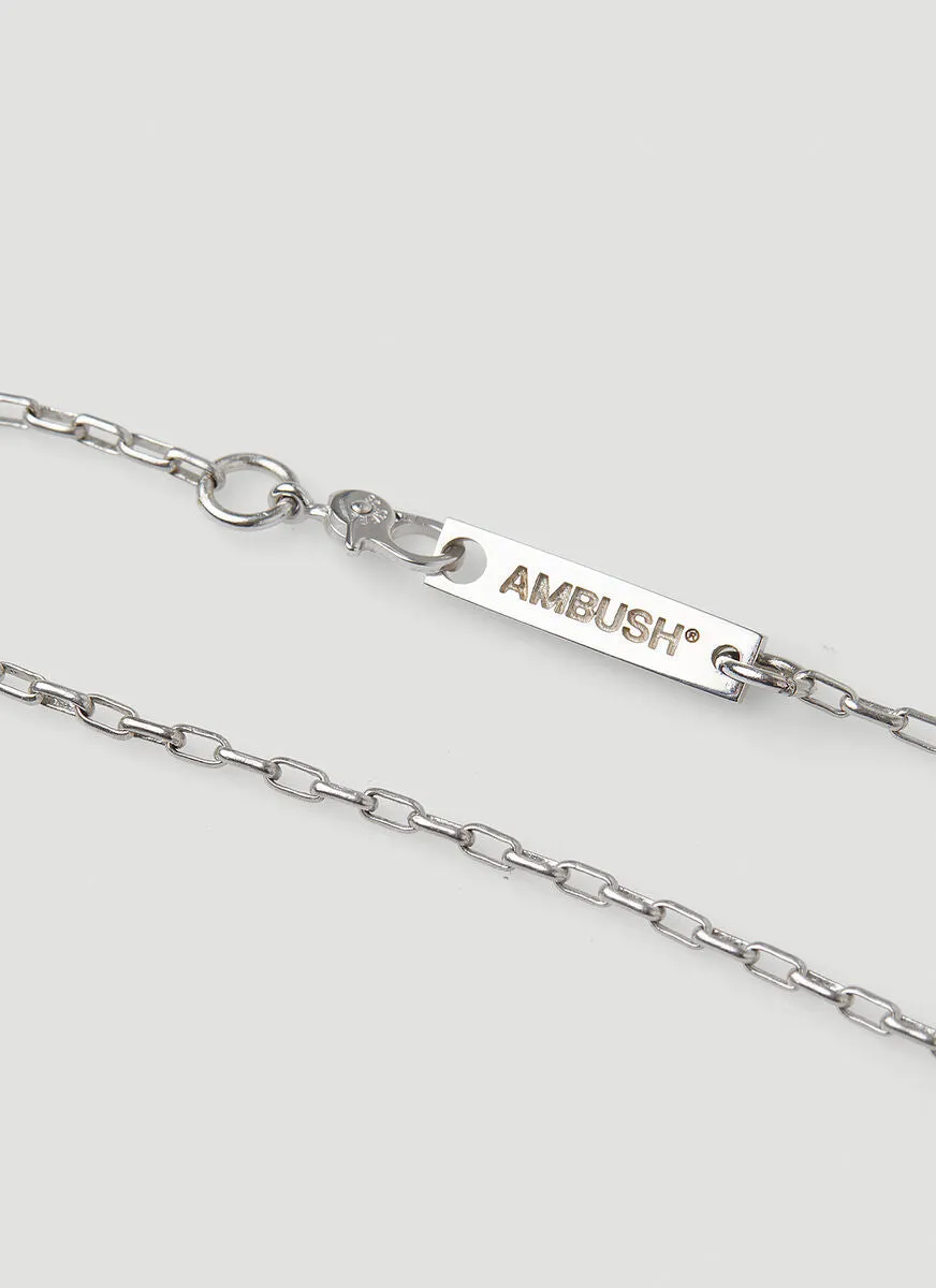 Ambush Heart Stone Charm Necklace