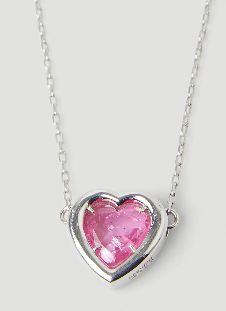 Ambush Heart Stone Charm Necklace