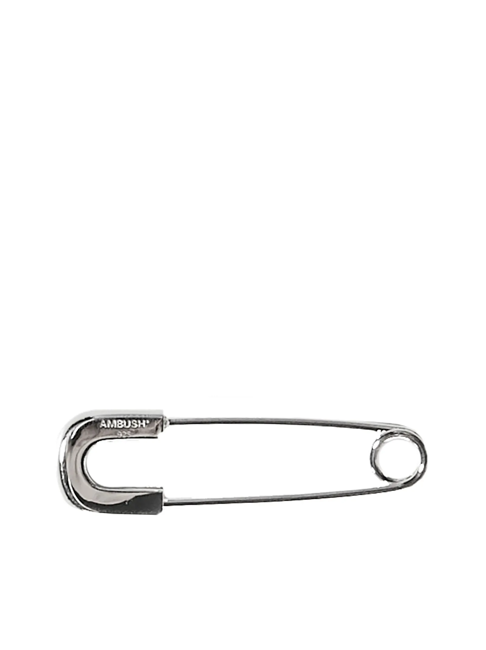 Ambush Logo Engraved Safety Pin Earring