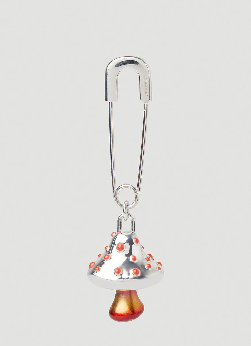 Ambush Mushroom Pendant Earring