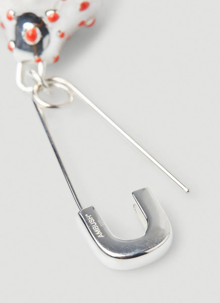 Ambush Mushroom Pendant Earring