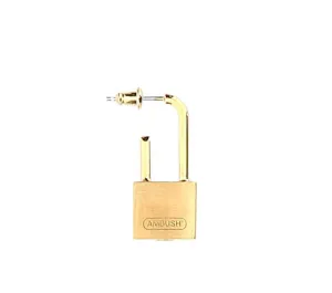 Ambush Padlock Pendant Single Earring