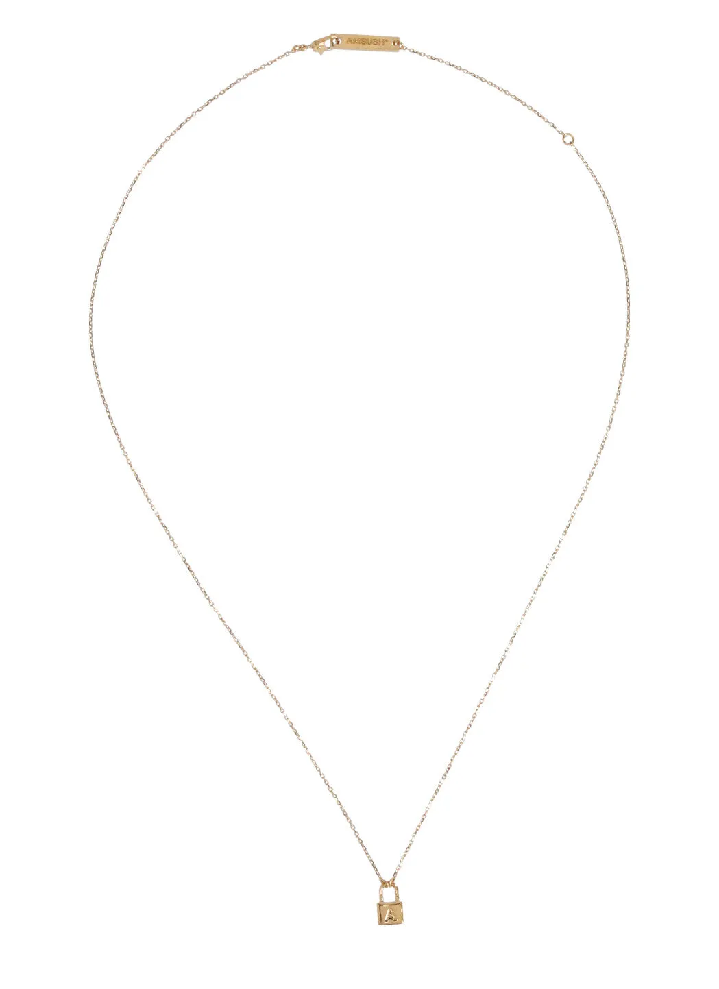 Ambush Padlock-Shaped Pendant Necklace