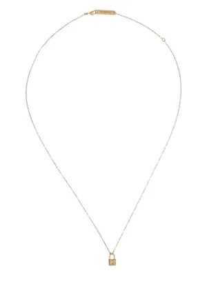 Ambush Padlock-Shaped Pendant Necklace