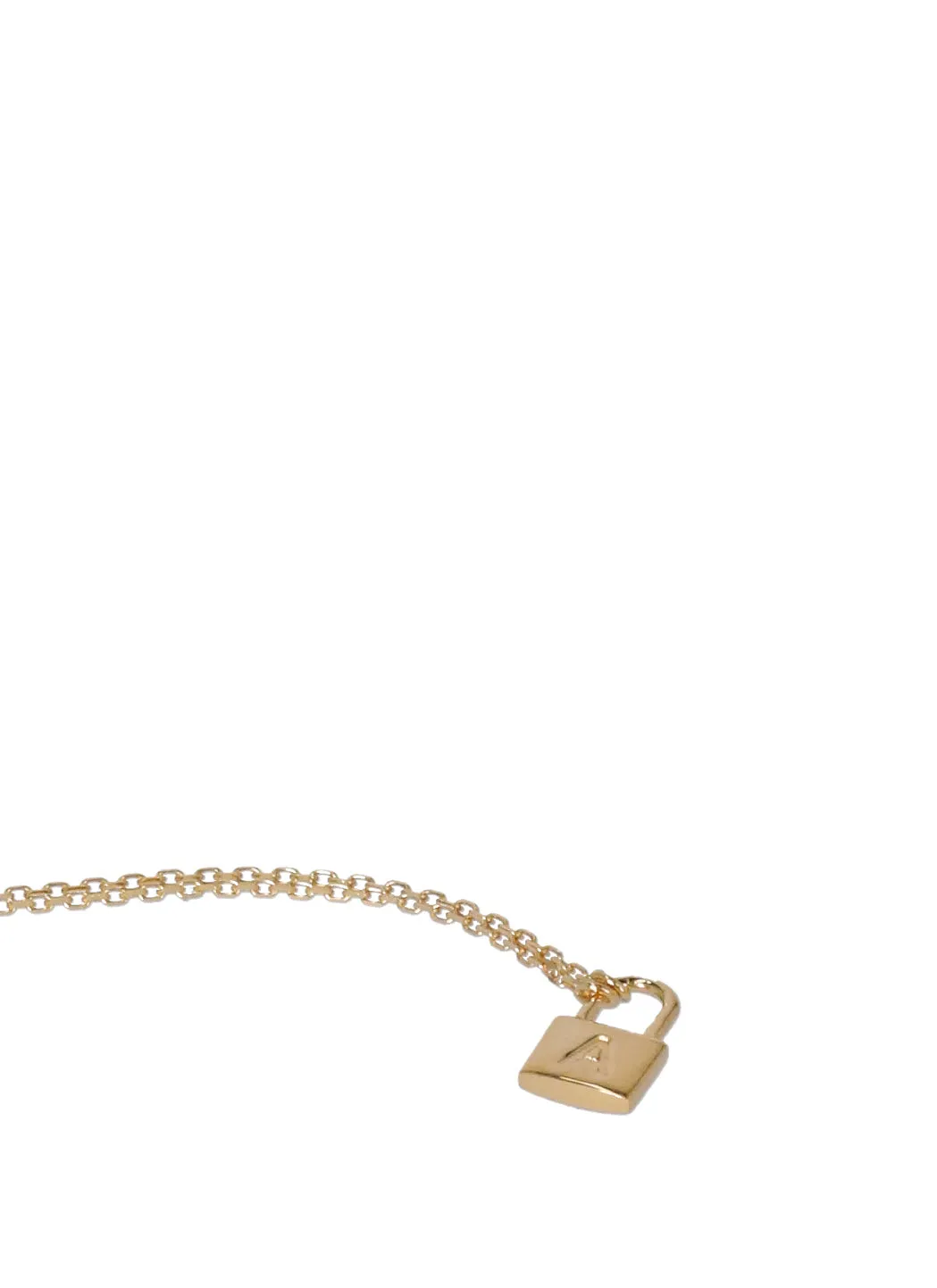 Ambush Padlock-Shaped Pendant Necklace